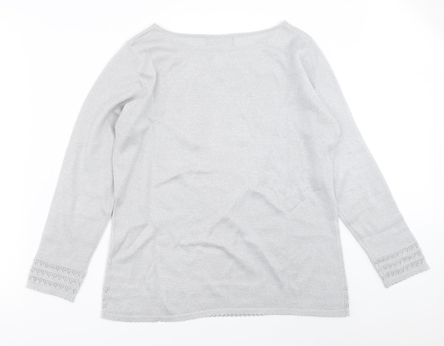 Bonmarché Womens Grey   Pullover Jumper Size S