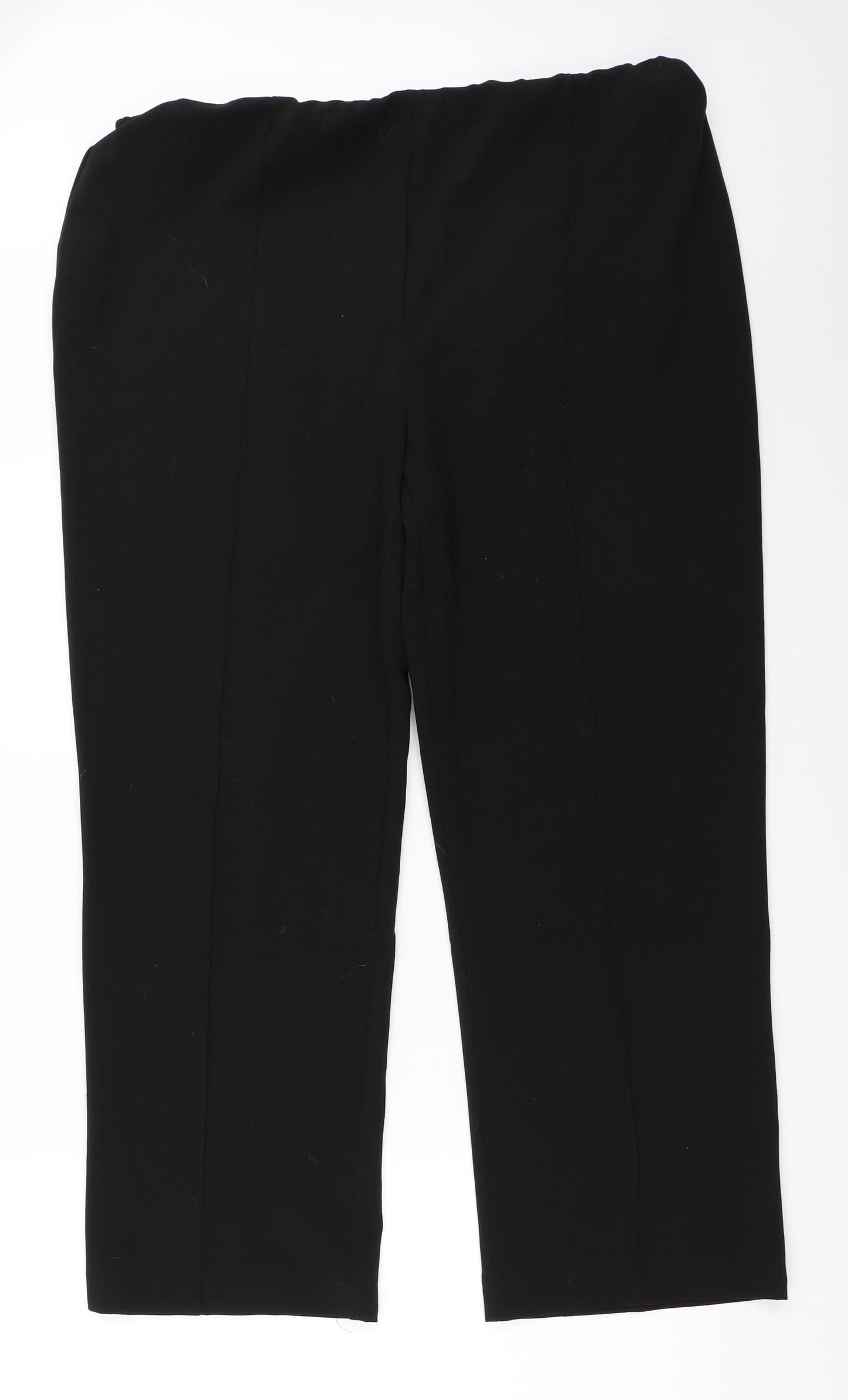 EWM Womens Black   Trousers  Size 18 L28 in