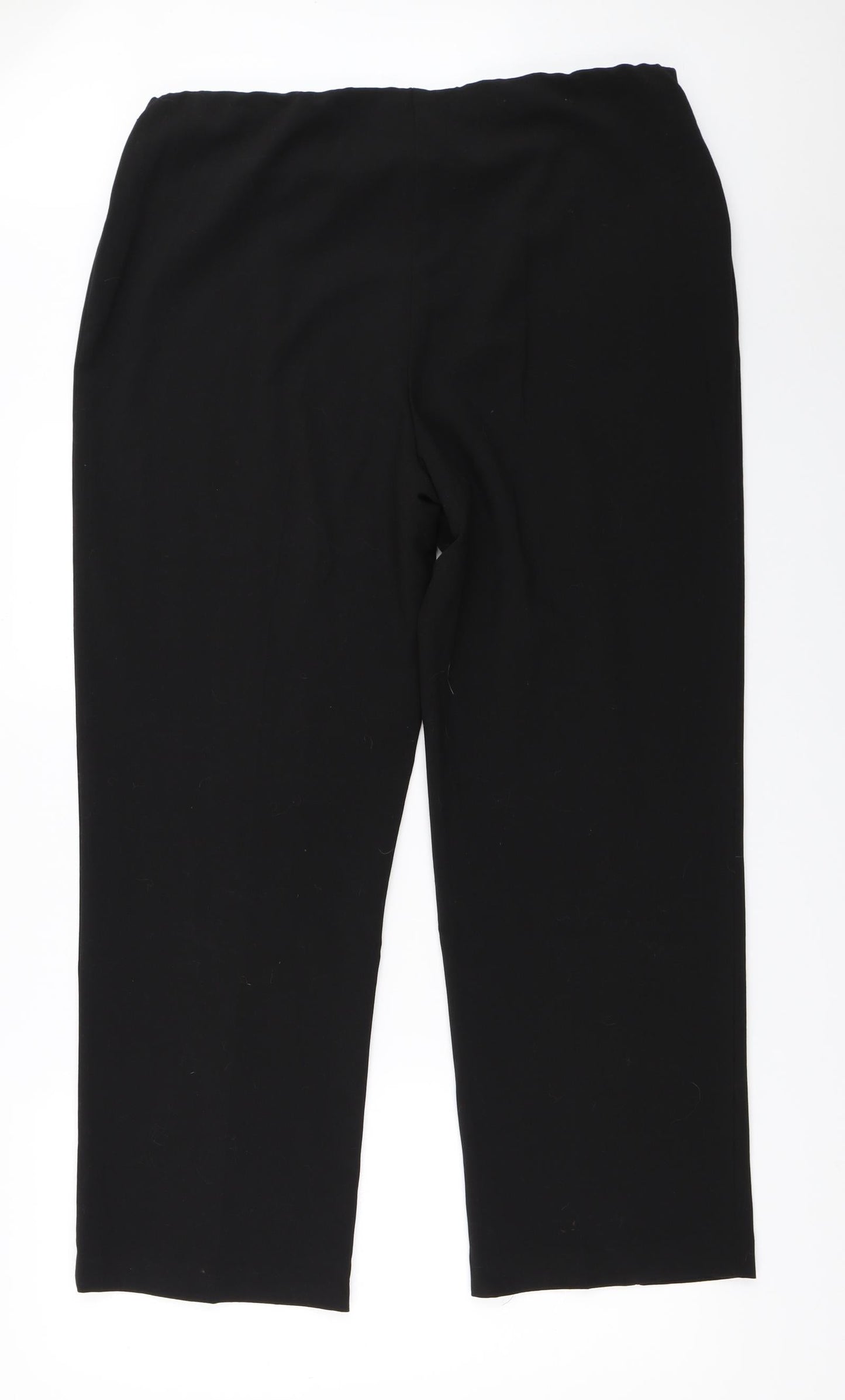 EWM Womens Black   Trousers  Size 18 L28 in