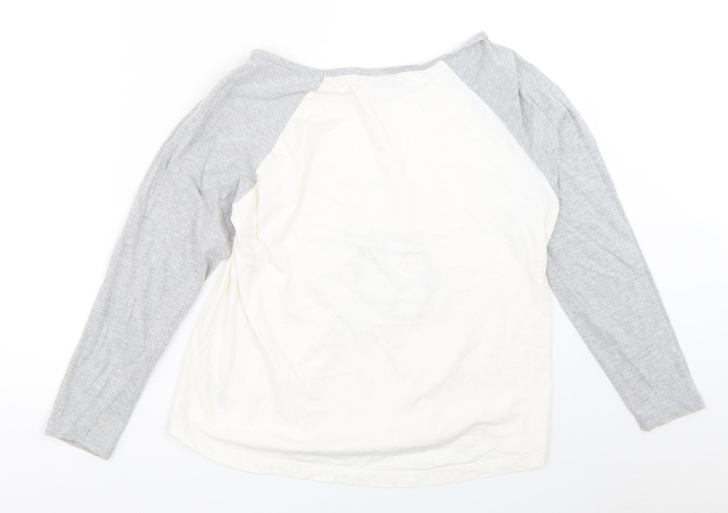 Dorothy Perkins Womens Grey Solid  Top Pyjama Top Size M