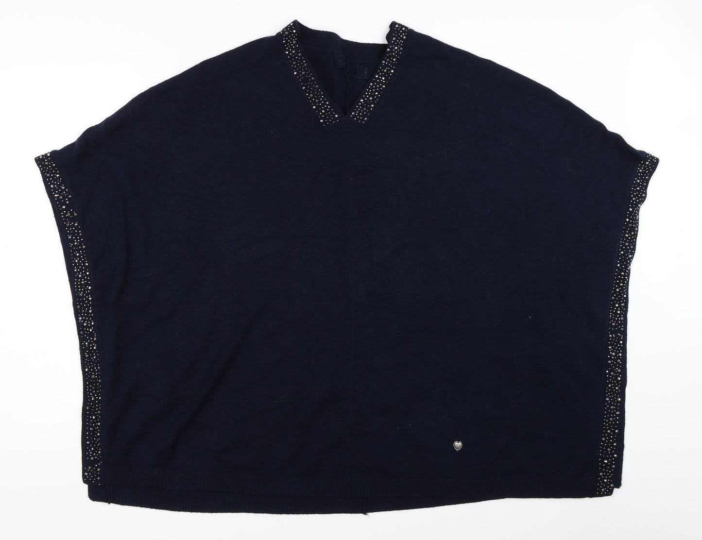 Preworn Womens Blue   Cape Jumper One Size