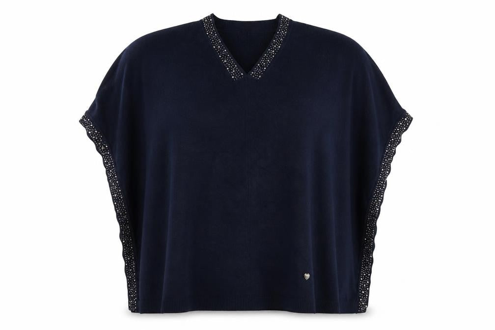Preworn Womens Blue   Cape Jumper One Size
