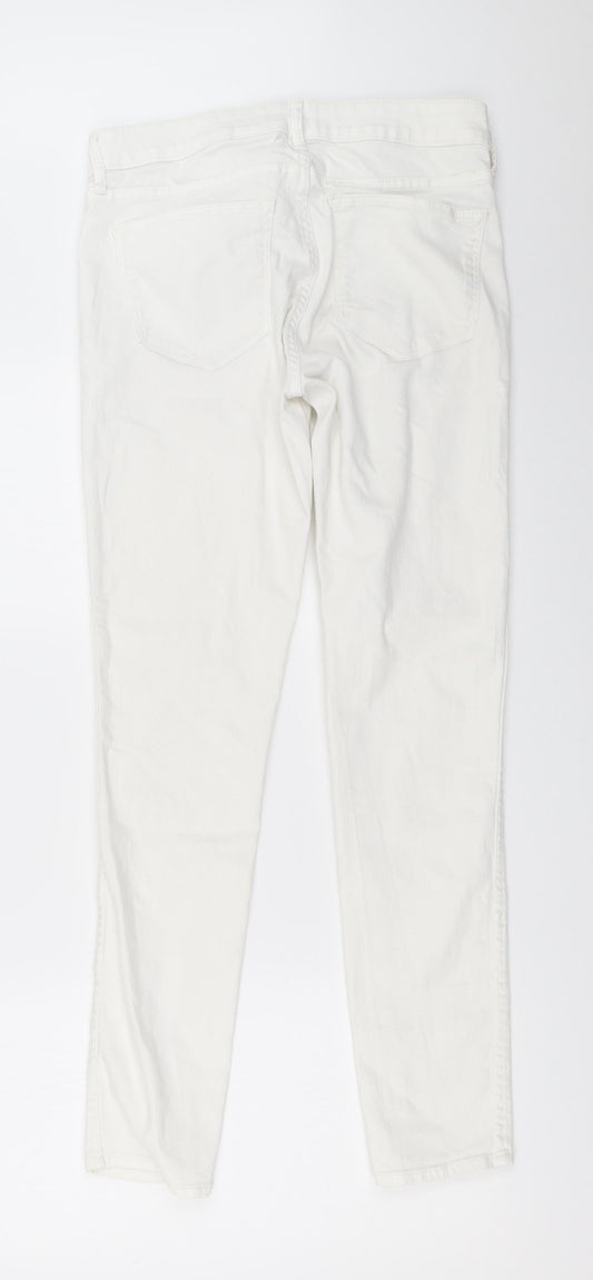 H&M Womens White   Skinny Jeans Size 28 in L28.5 in