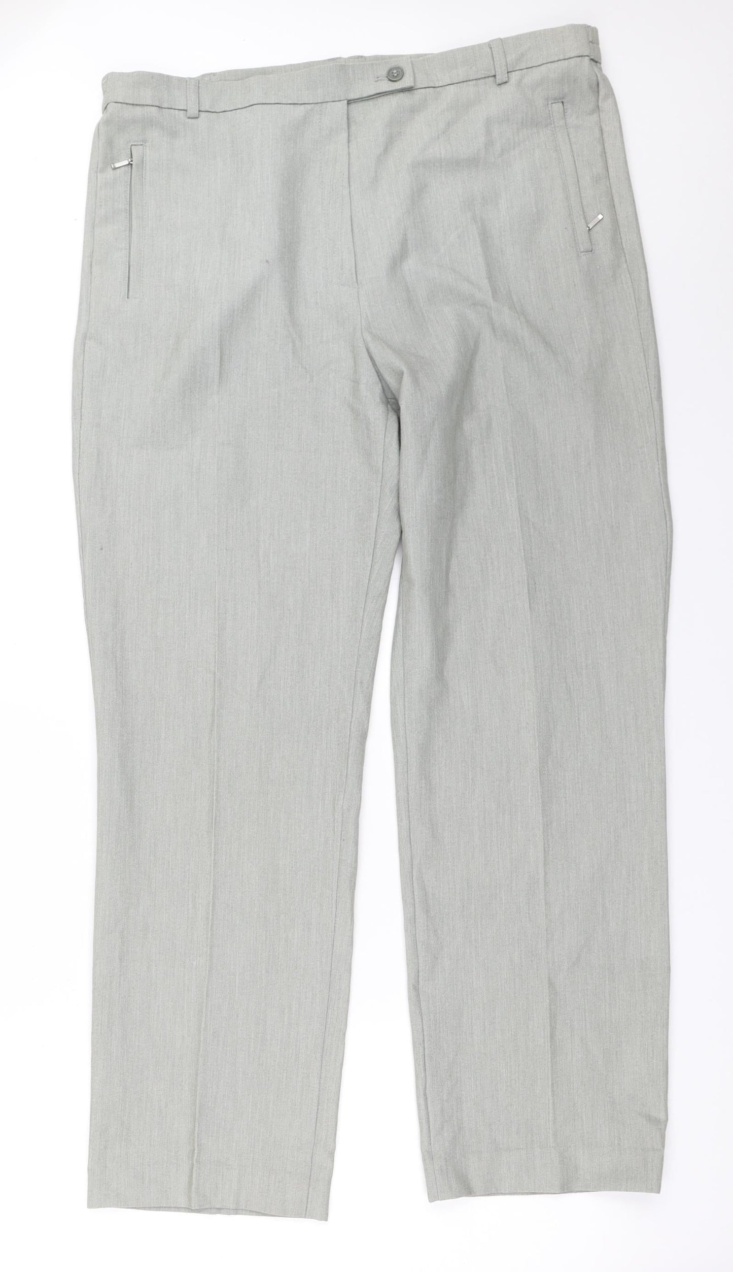 Marks and Spencer Womens Grey   Trousers  Size 36 in L29 in