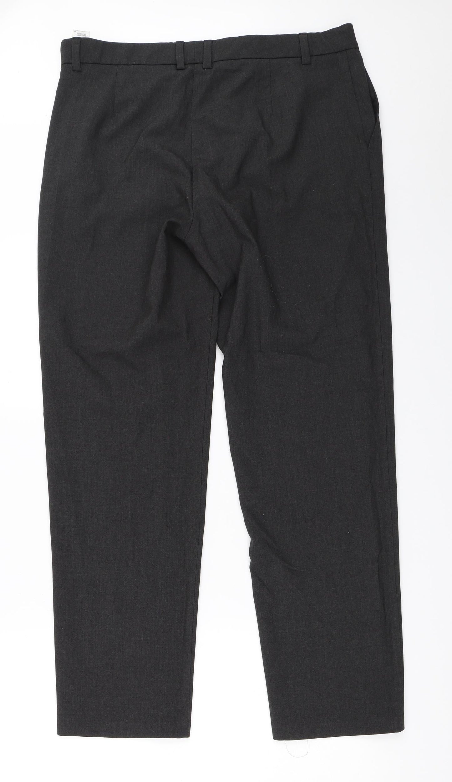 Marks and Spencer Womens Grey   Trousers  Size 14 L29.5 in