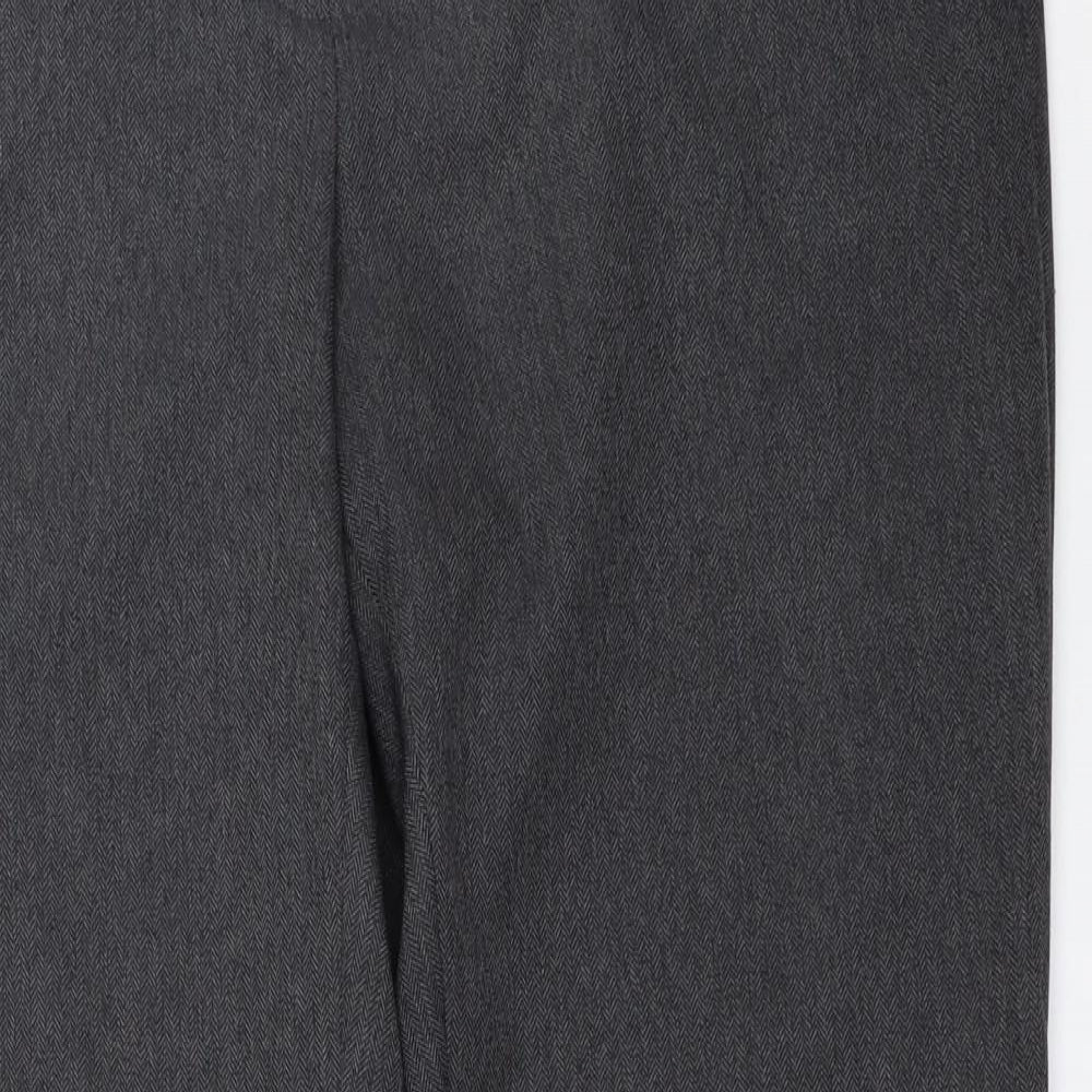 Evie Womens Grey   Trousers  Size 12 L30 in