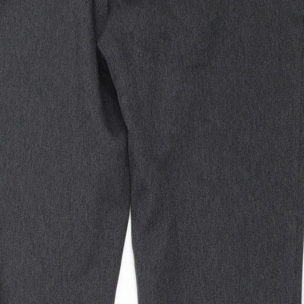 Evie Womens Grey   Trousers  Size 12 L30 in