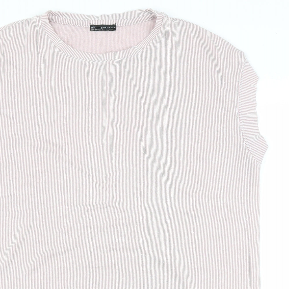 Zara Womens Pink   Pullover Jumper Size M