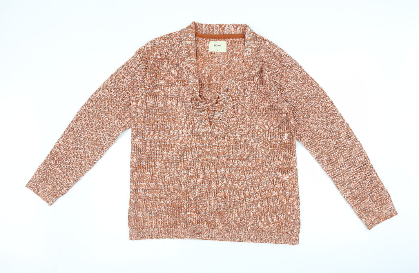 Matalan Womens Orange   Pullover Jumper Size L
