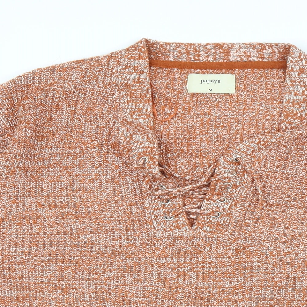 Matalan Womens Orange   Pullover Jumper Size L