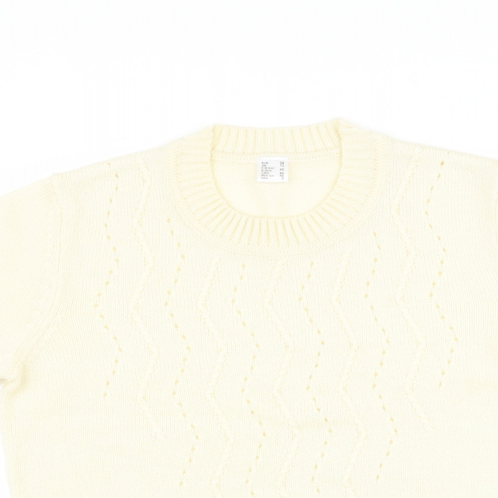 Preworn Womens Yellow   Pullover Jumper Size 12