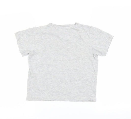 Primark Boys Grey   Basic T-Shirt Size 9-10 Years