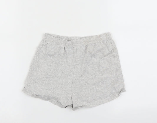 George Girls Grey Solid  Top Pyjama Pants Size 7-8 Years