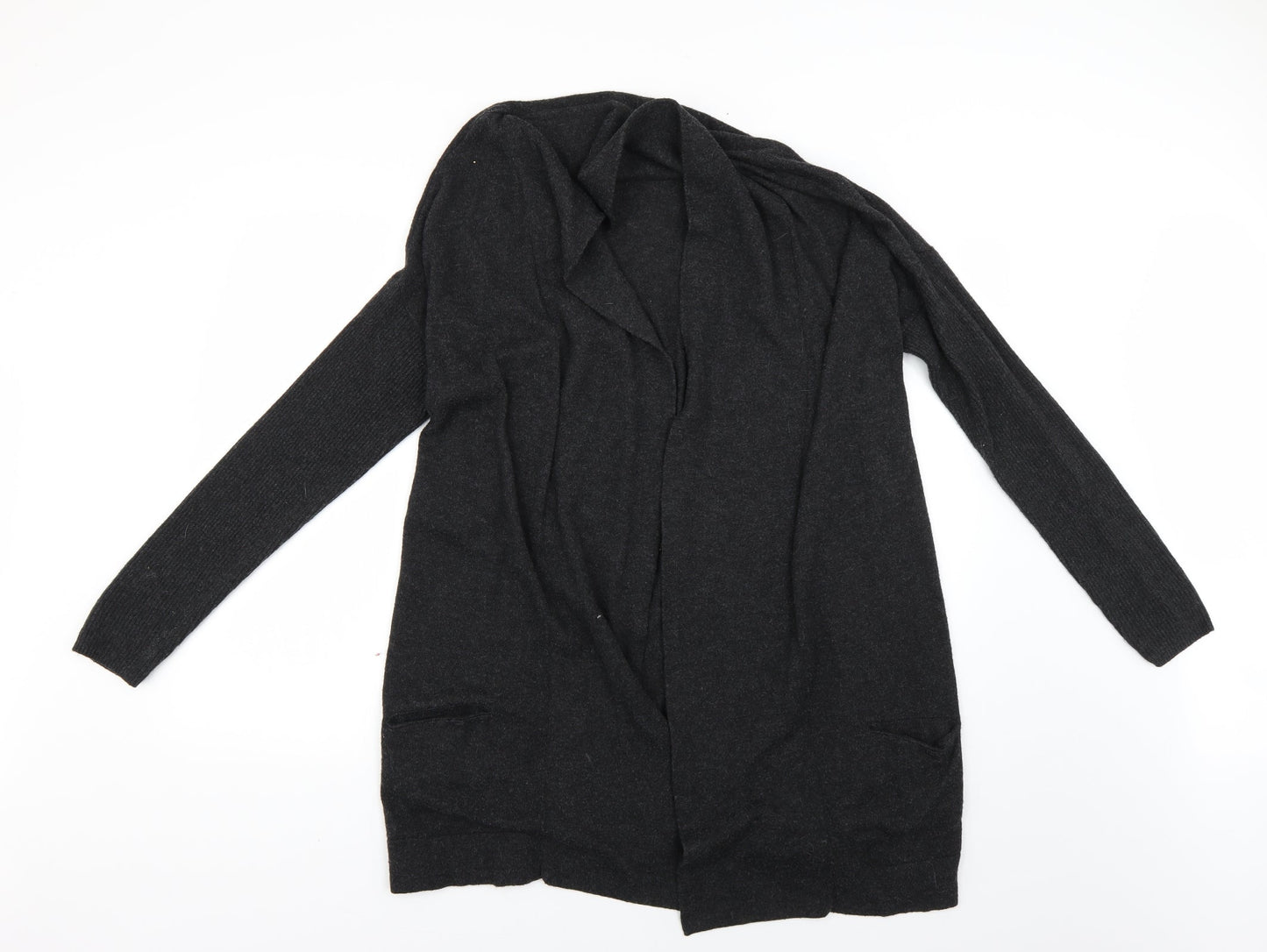 Amaryllis Womens Grey   Cardigan Jumper Size S
