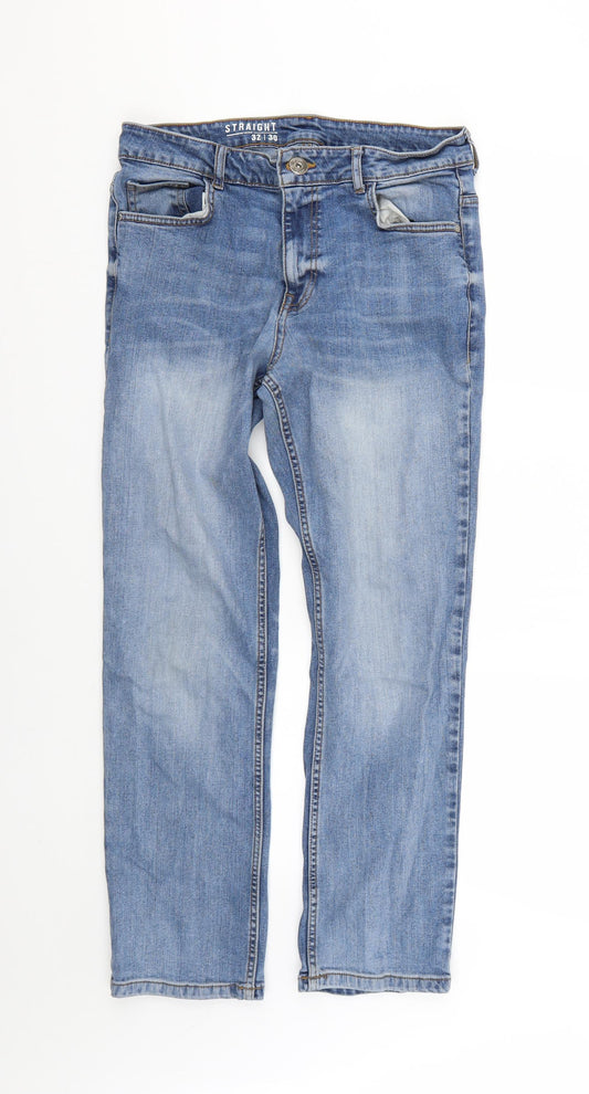 Preworn Mens Blue   Straight Jeans Size 32 L26 in