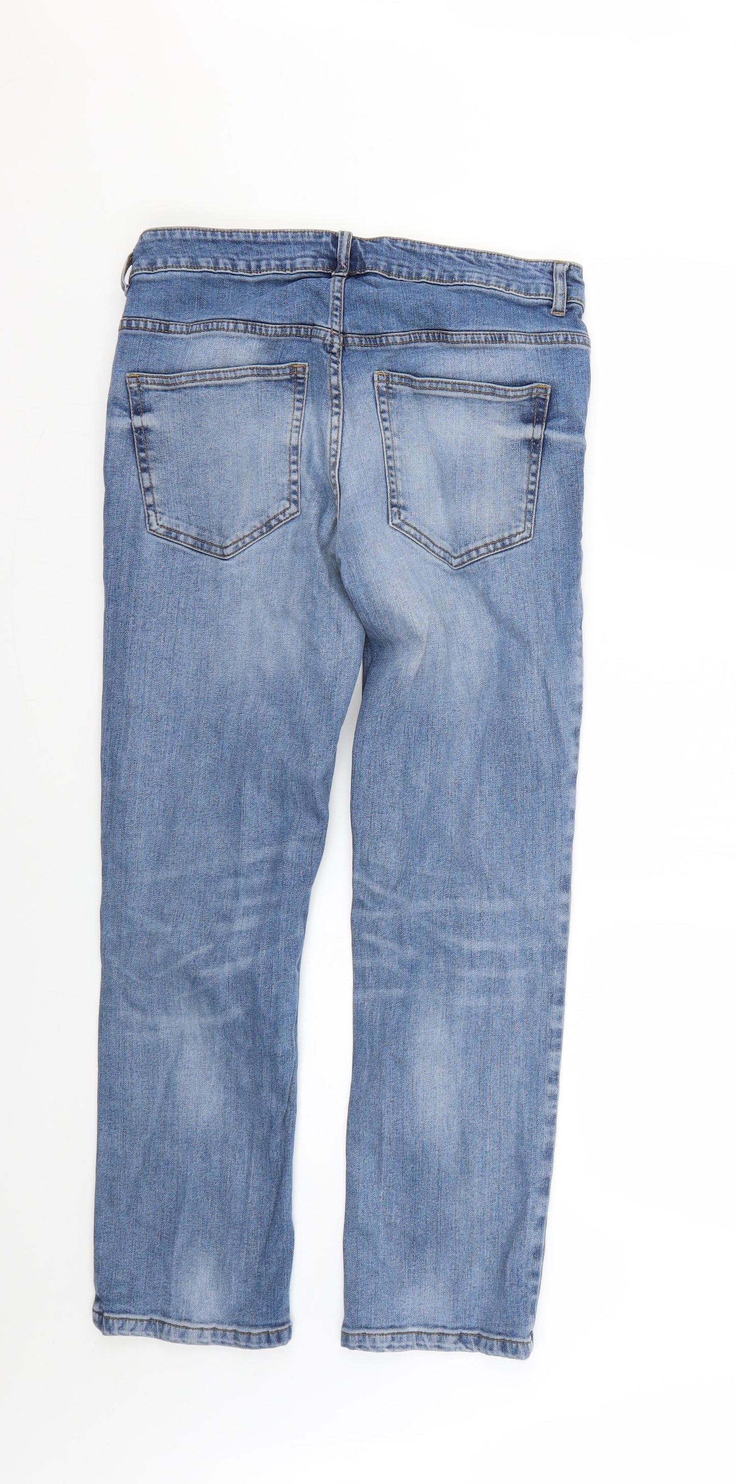 Preworn Mens Blue   Straight Jeans Size 32 L26 in