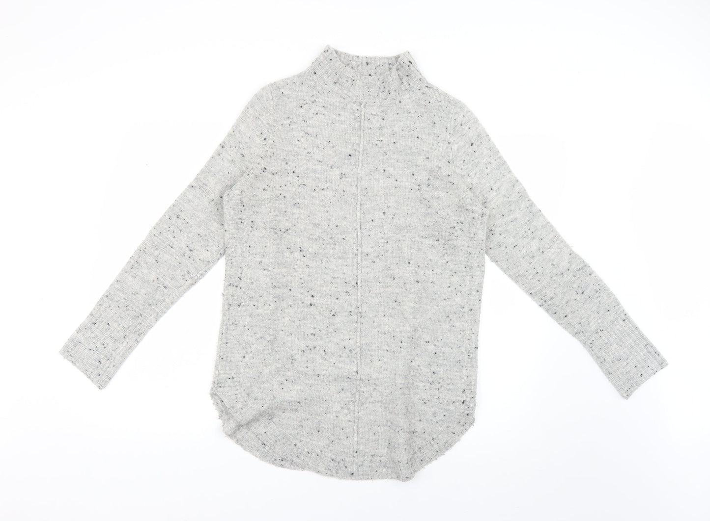 Wallis Womens Grey Polka Dot  Pullover Jumper Size S