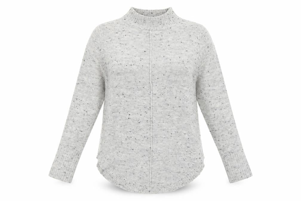 Wallis Womens Grey Polka Dot  Pullover Jumper Size S