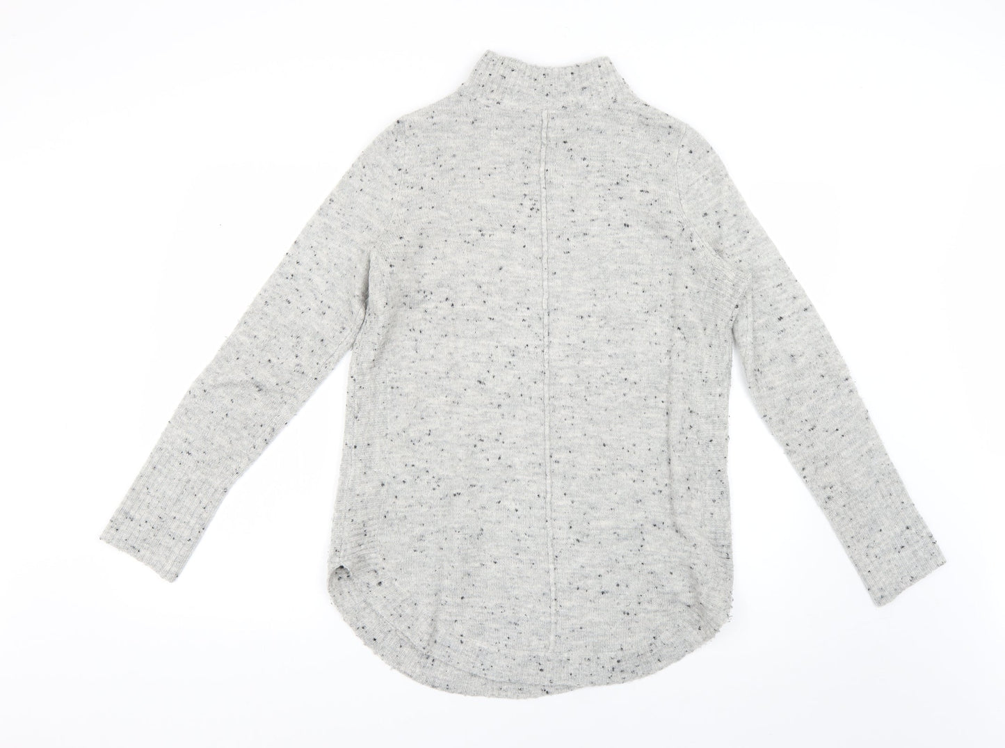 Wallis Womens Grey Polka Dot  Pullover Jumper Size S