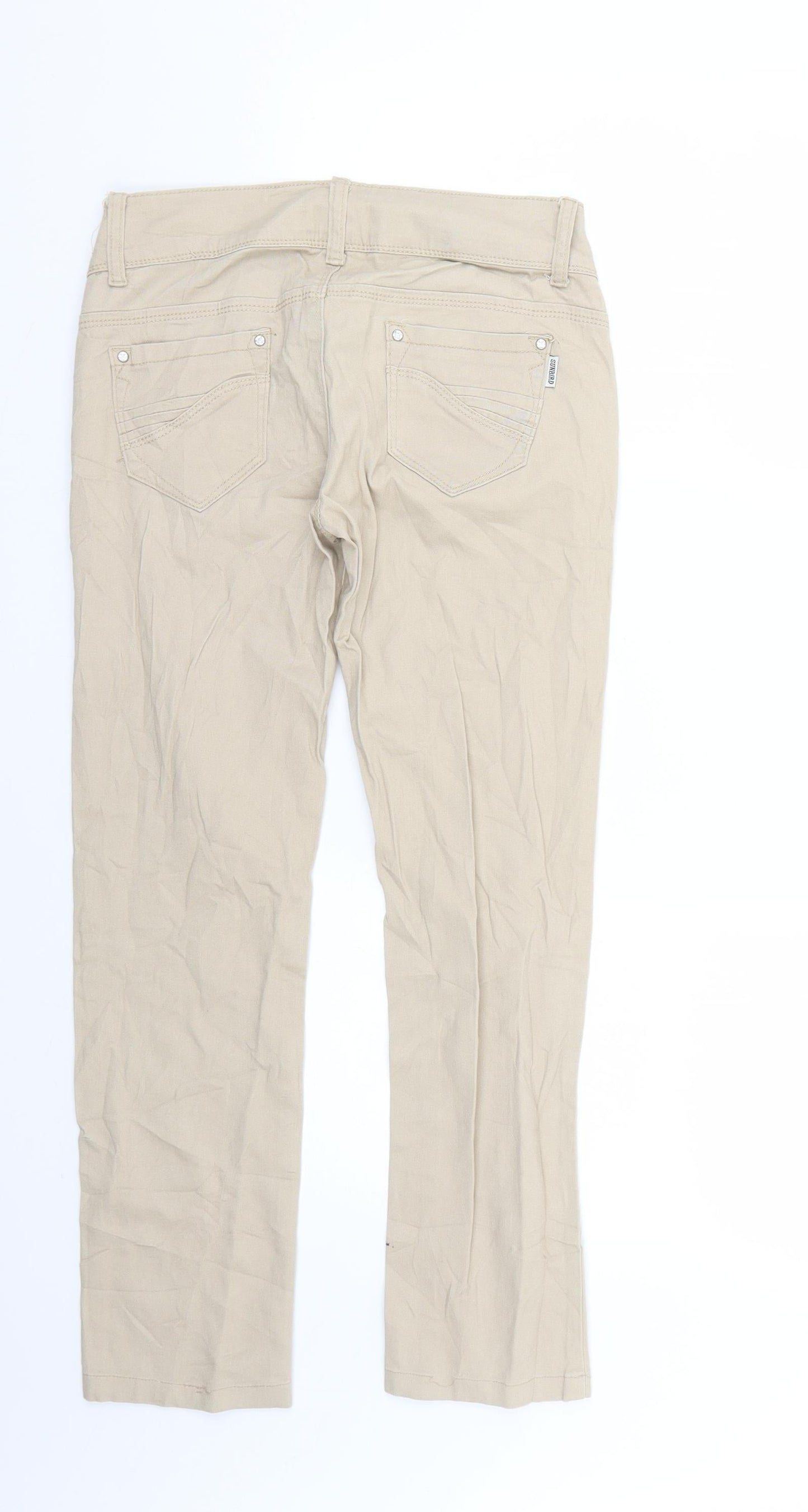sunbird Mens Beige   Chino Trousers Size 26 L25 in