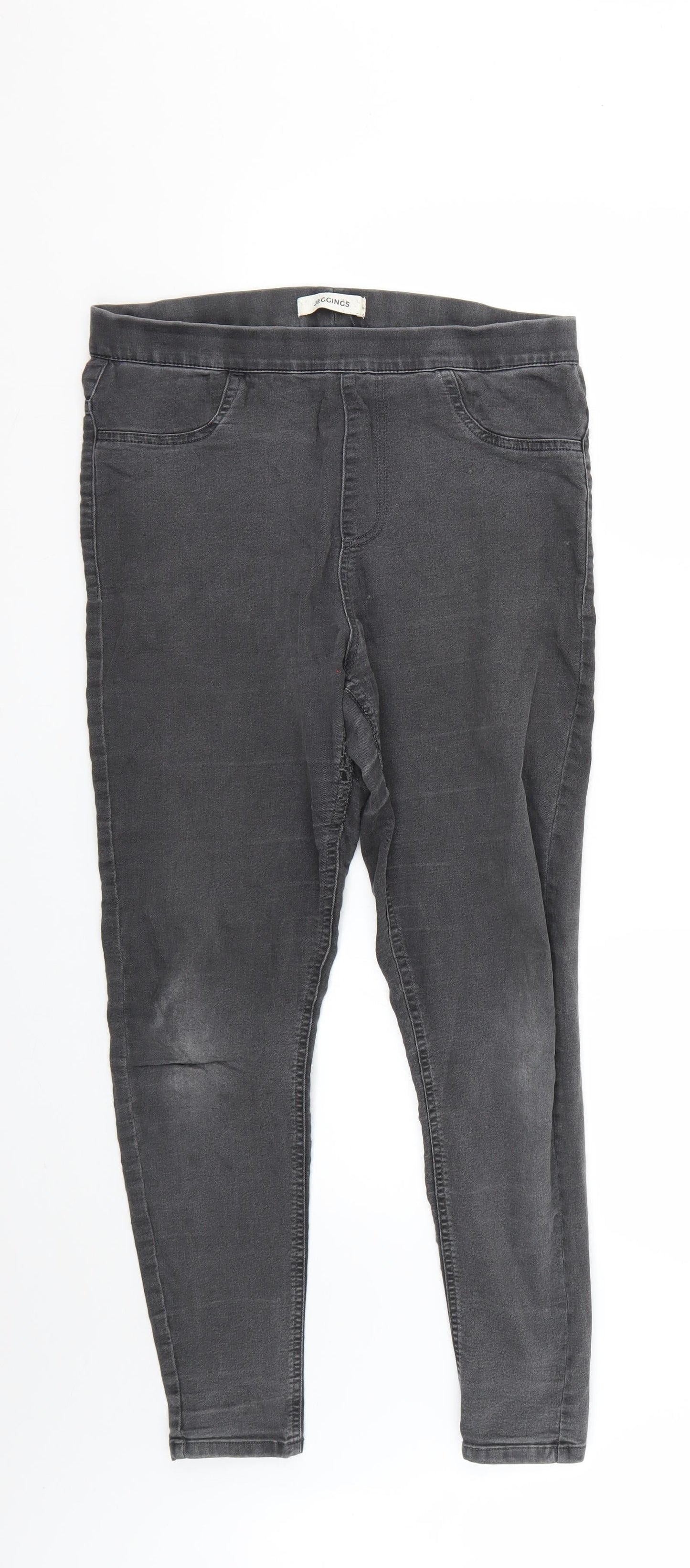 Marks and Spencer Womens Grey   Jegging Jeans Size 12 L25 in