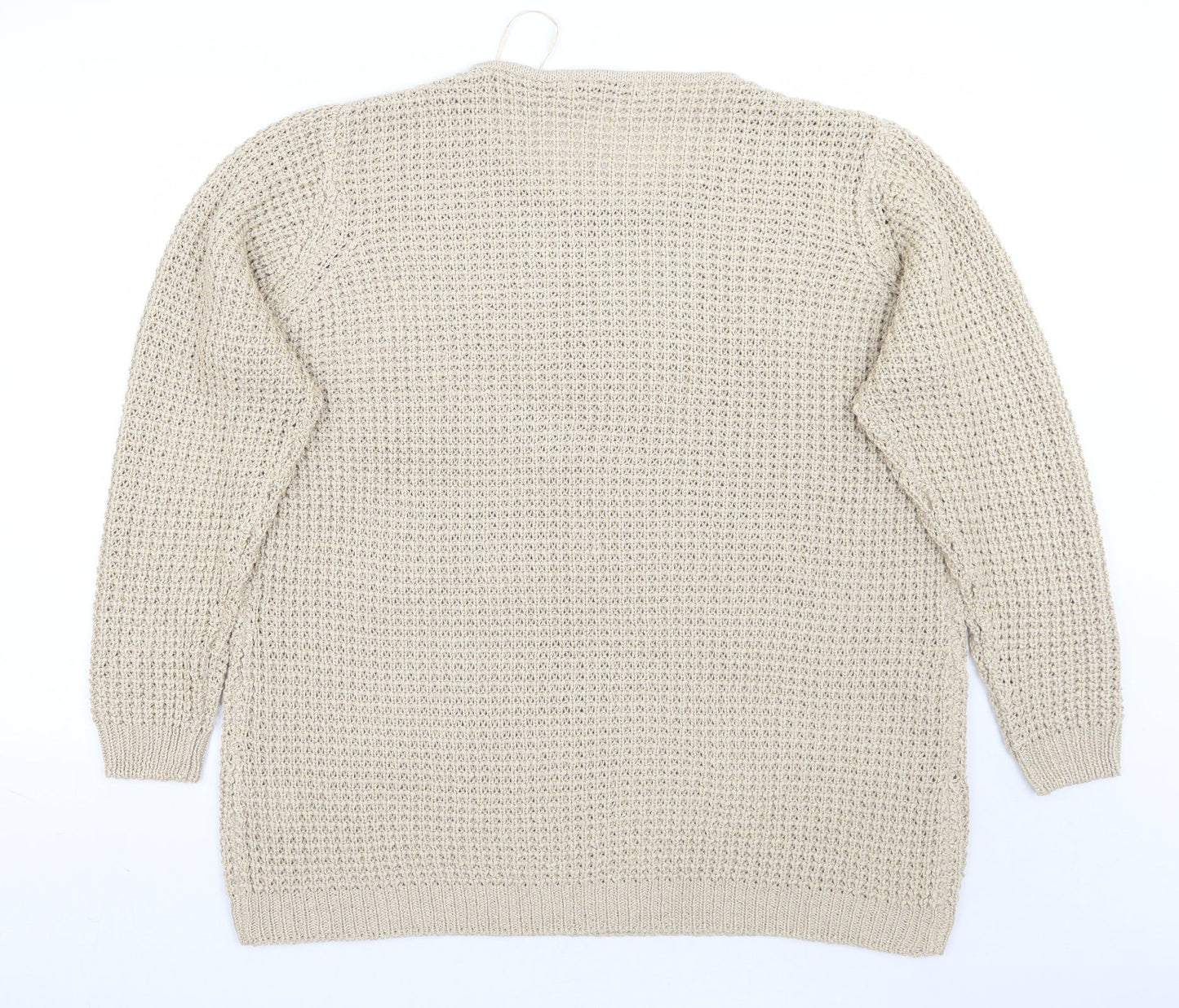 Isle Womens Gold   Pullover Jumper Size XL