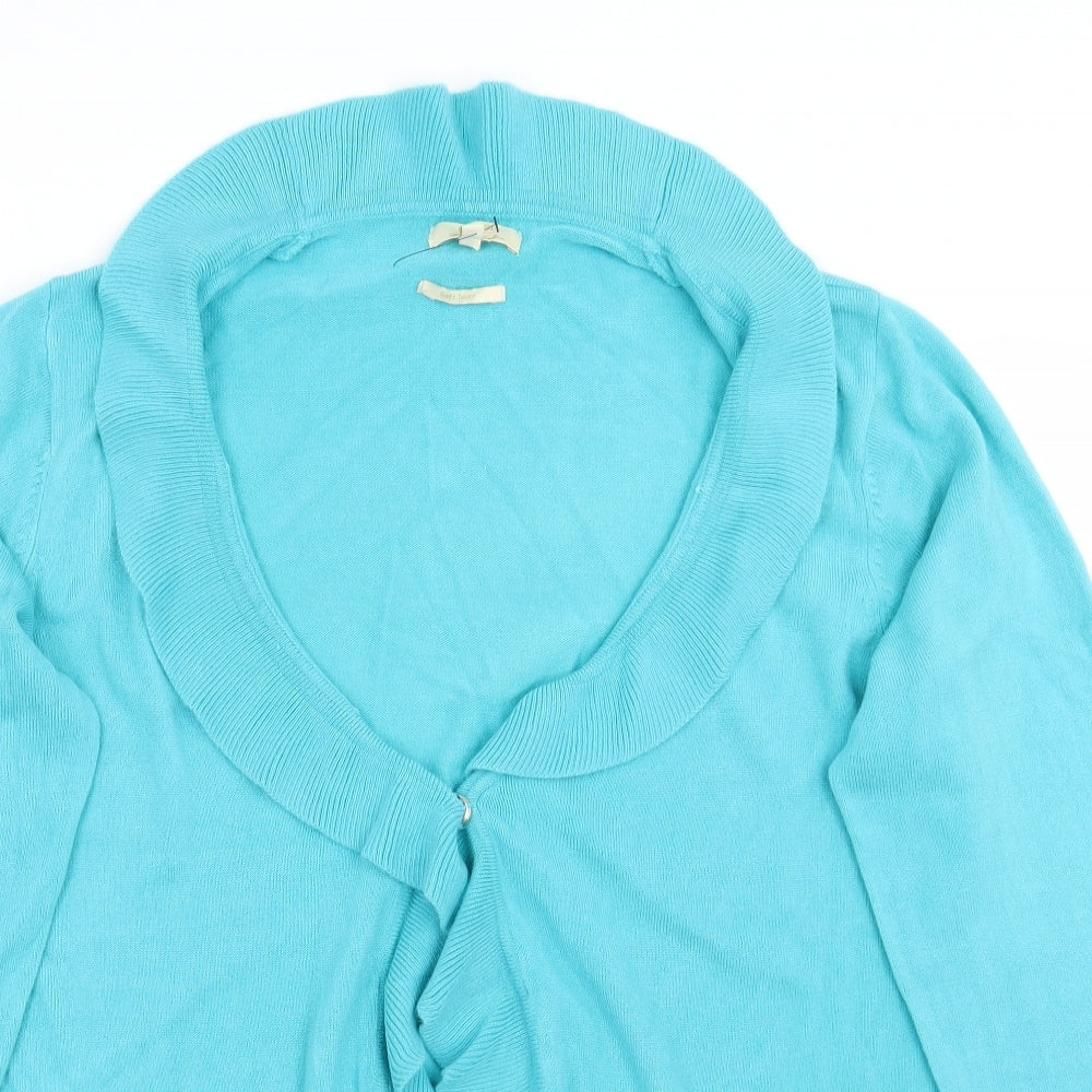 Sarah Hamilton Womens Blue   Cardigan Jumper Size 2XL