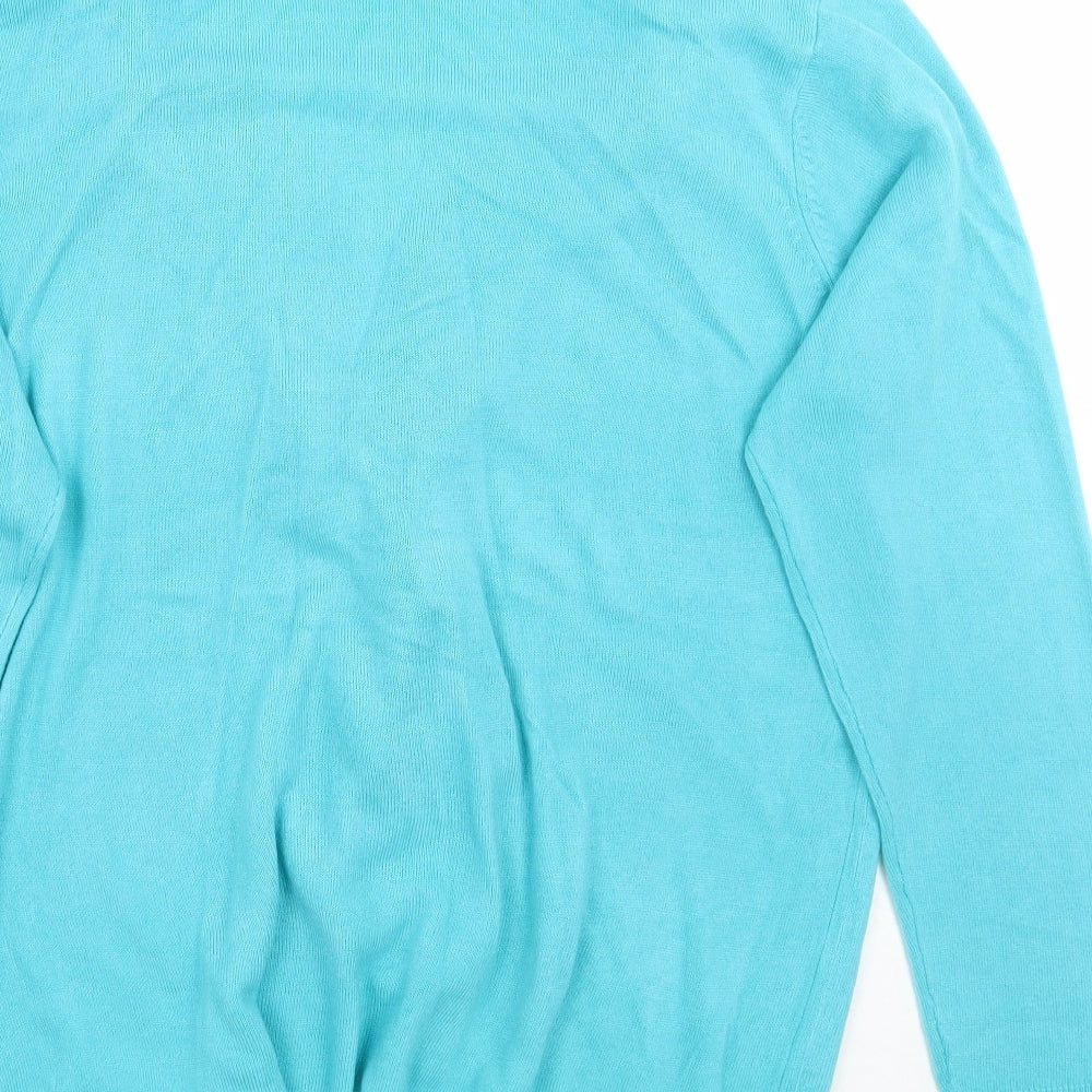 Sarah Hamilton Womens Blue   Cardigan Jumper Size 2XL