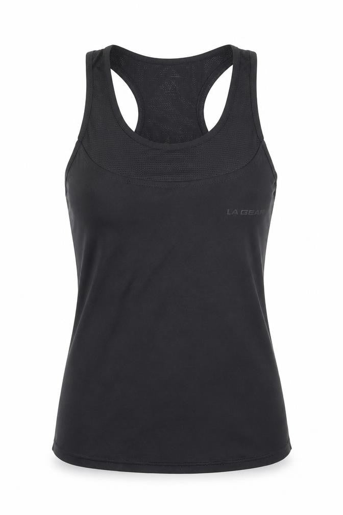 LA Gear Womens Grey   Basic Tank Size 8