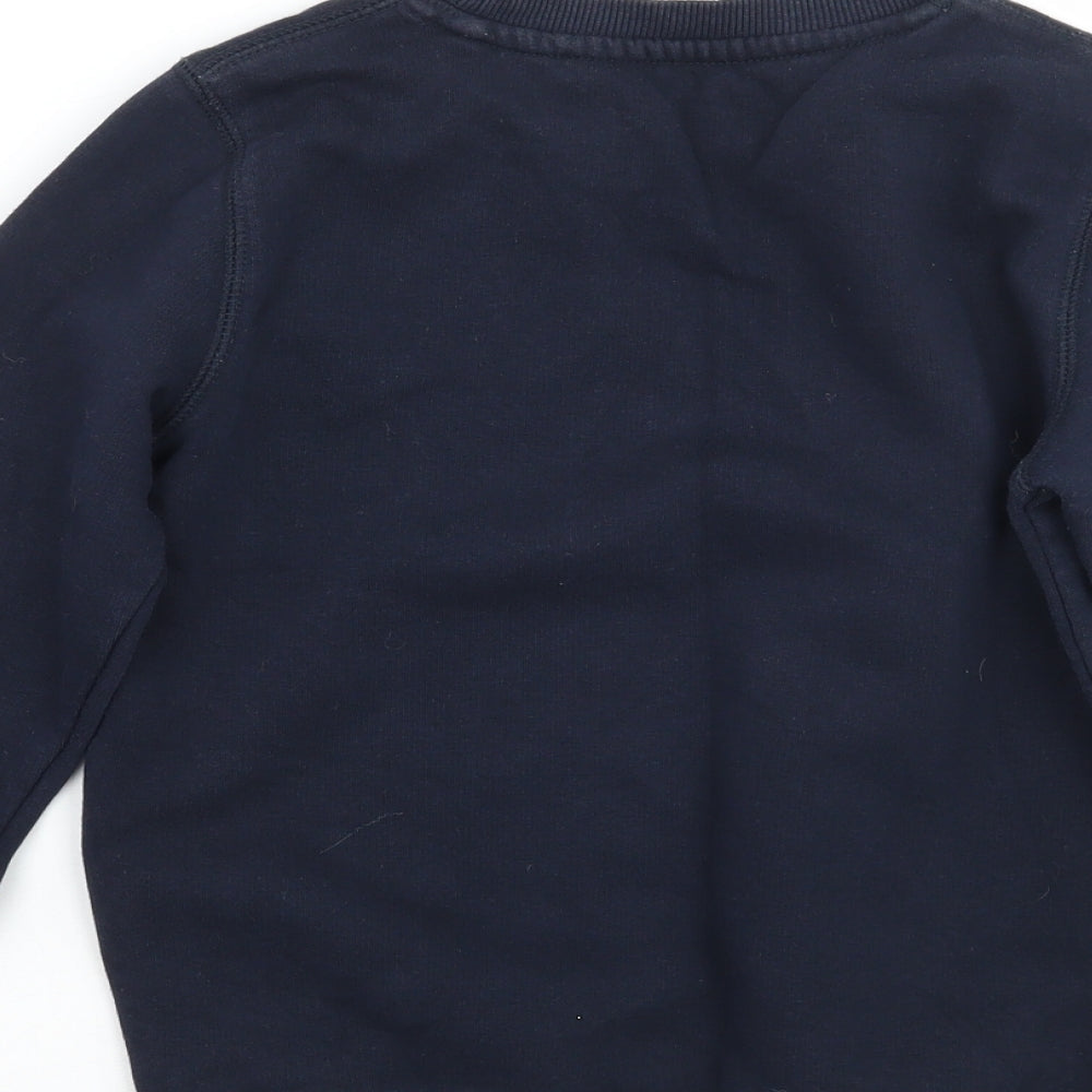 Lilly and dan Girls Blue   Pullover Jumper Size 7-8 Years