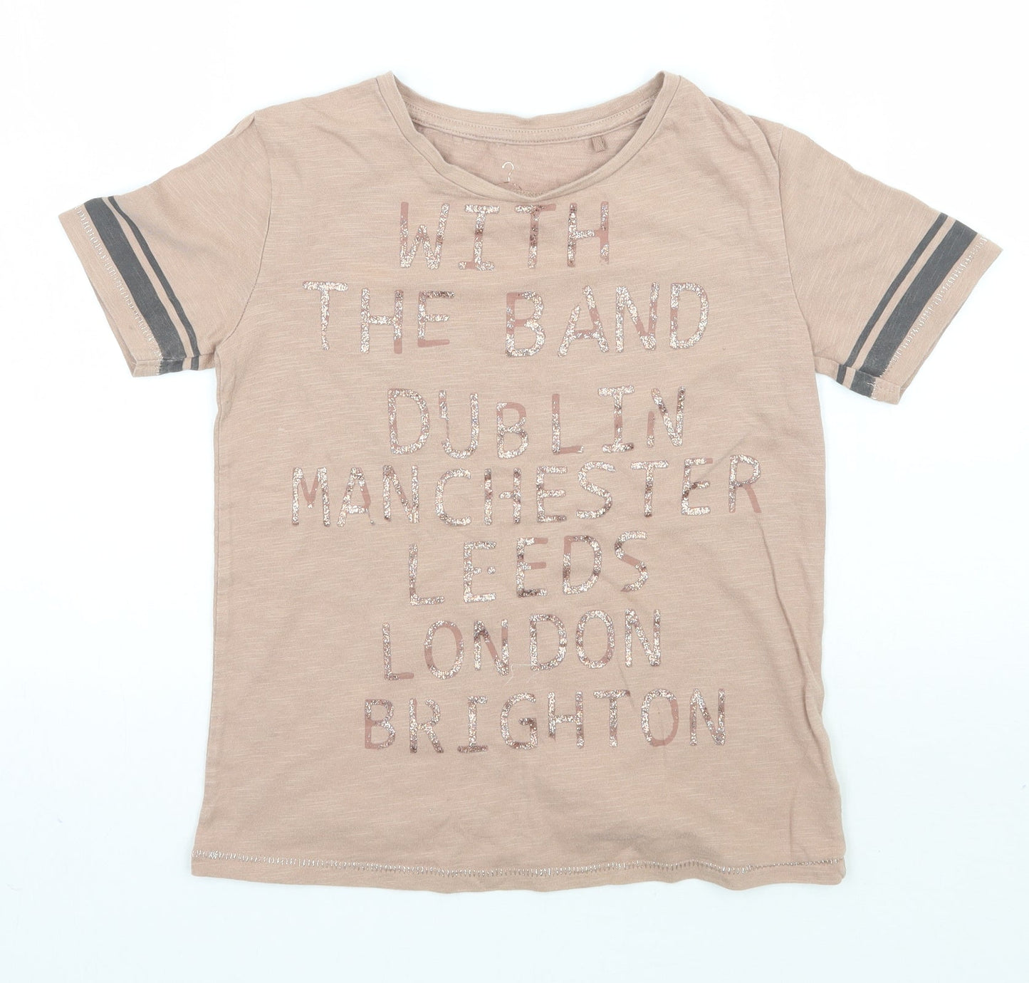 NEXT Girls Brown   Basic T-Shirt Size 8 Years