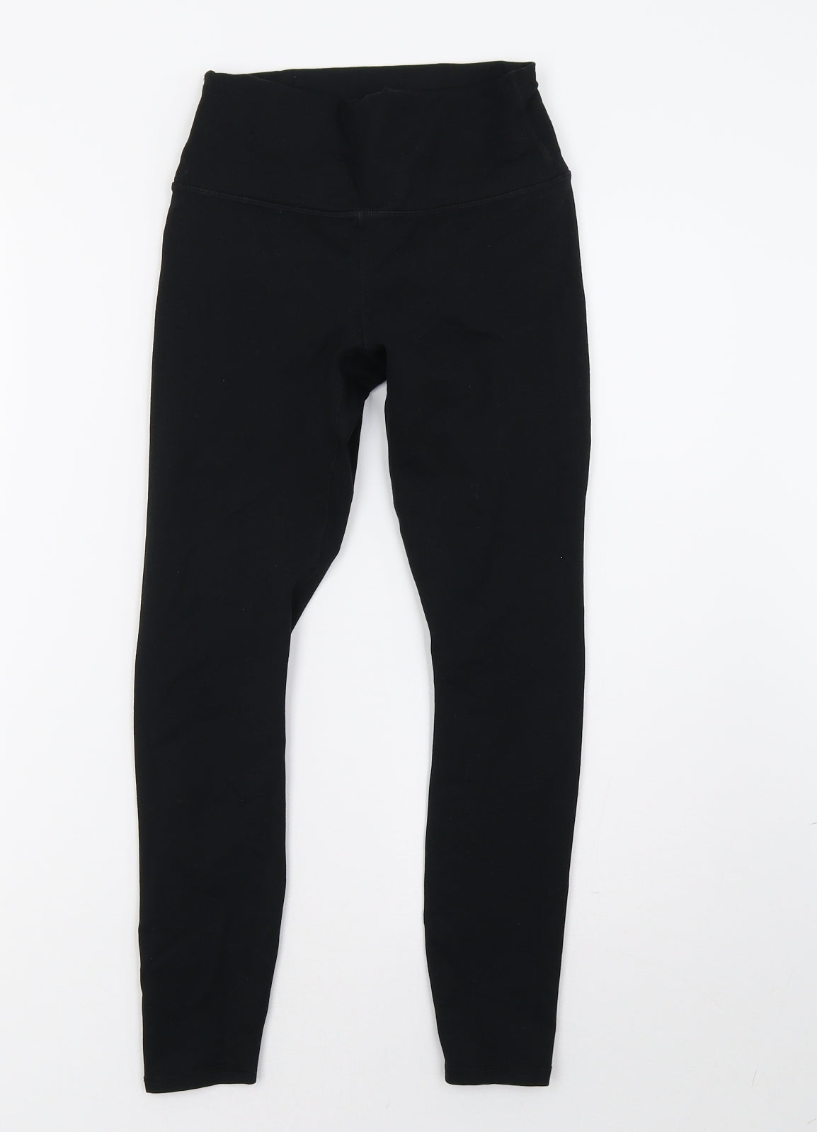 Preworn Womens Black   Cropped Leggings Size 6 L24 in