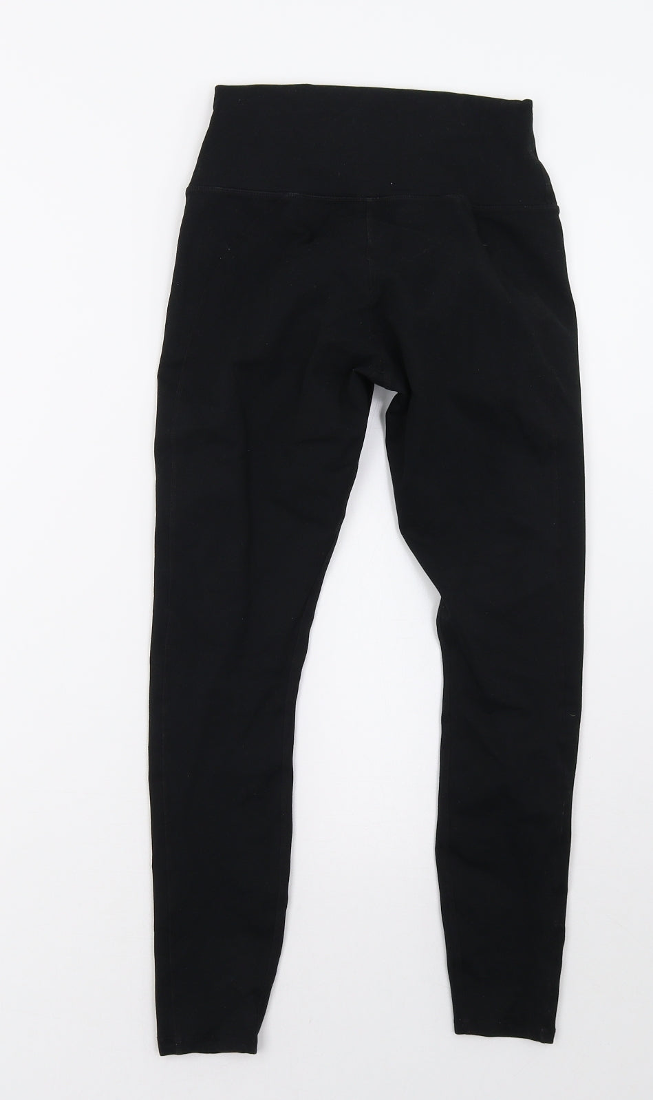 Preworn Womens Black   Cropped Leggings Size 6 L24 in