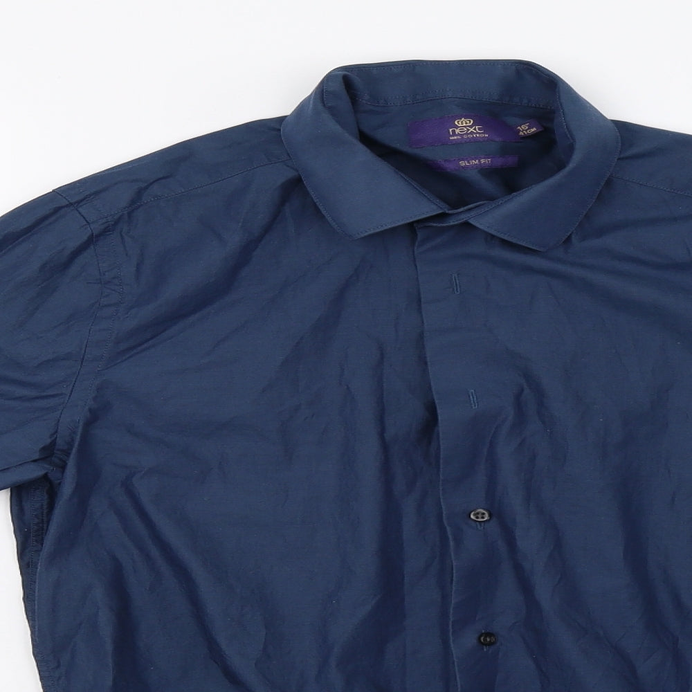 NEXT Mens Blue    Button-Up Size 16