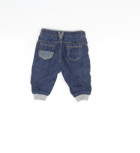 George Baby Blue  Denim Capri Jeans Size 3-6 Months