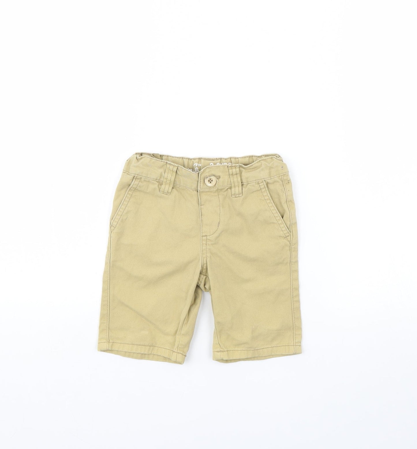 Denim CO Boys Beige   Chino Shorts Size 2 Years