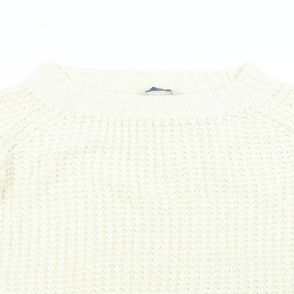 Peacocks Womens Beige   Pullover Jumper Size 12