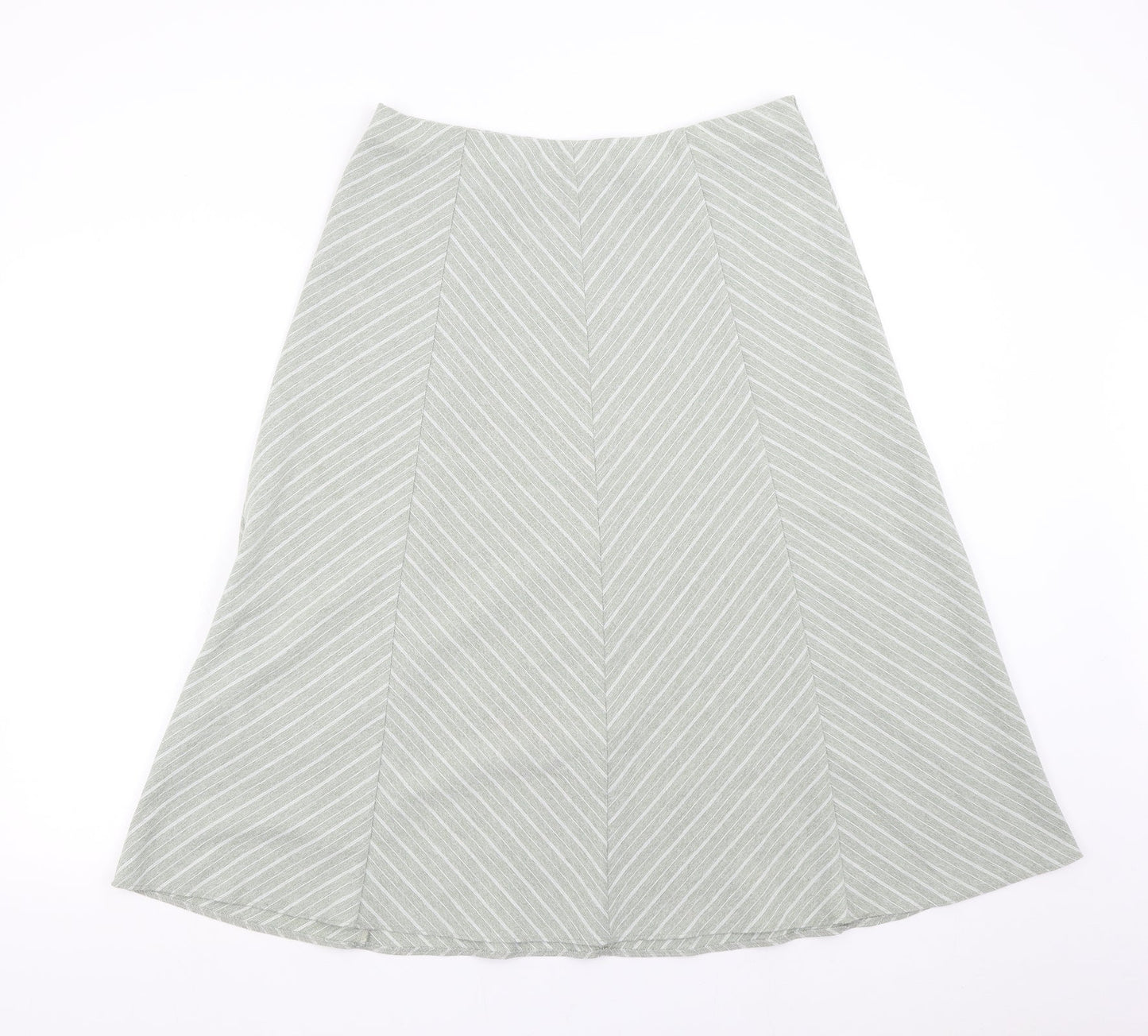 Sarah Hamilton Womens Green   A-Line Skirt Size 14