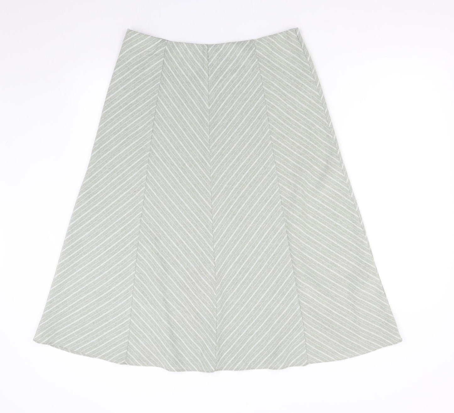 Sarah Hamilton Womens Green   A-Line Skirt Size 14