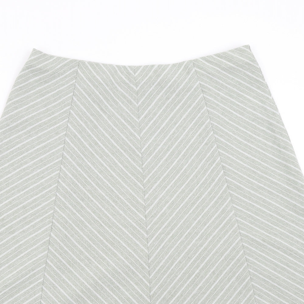Sarah Hamilton Womens Green   A-Line Skirt Size 14