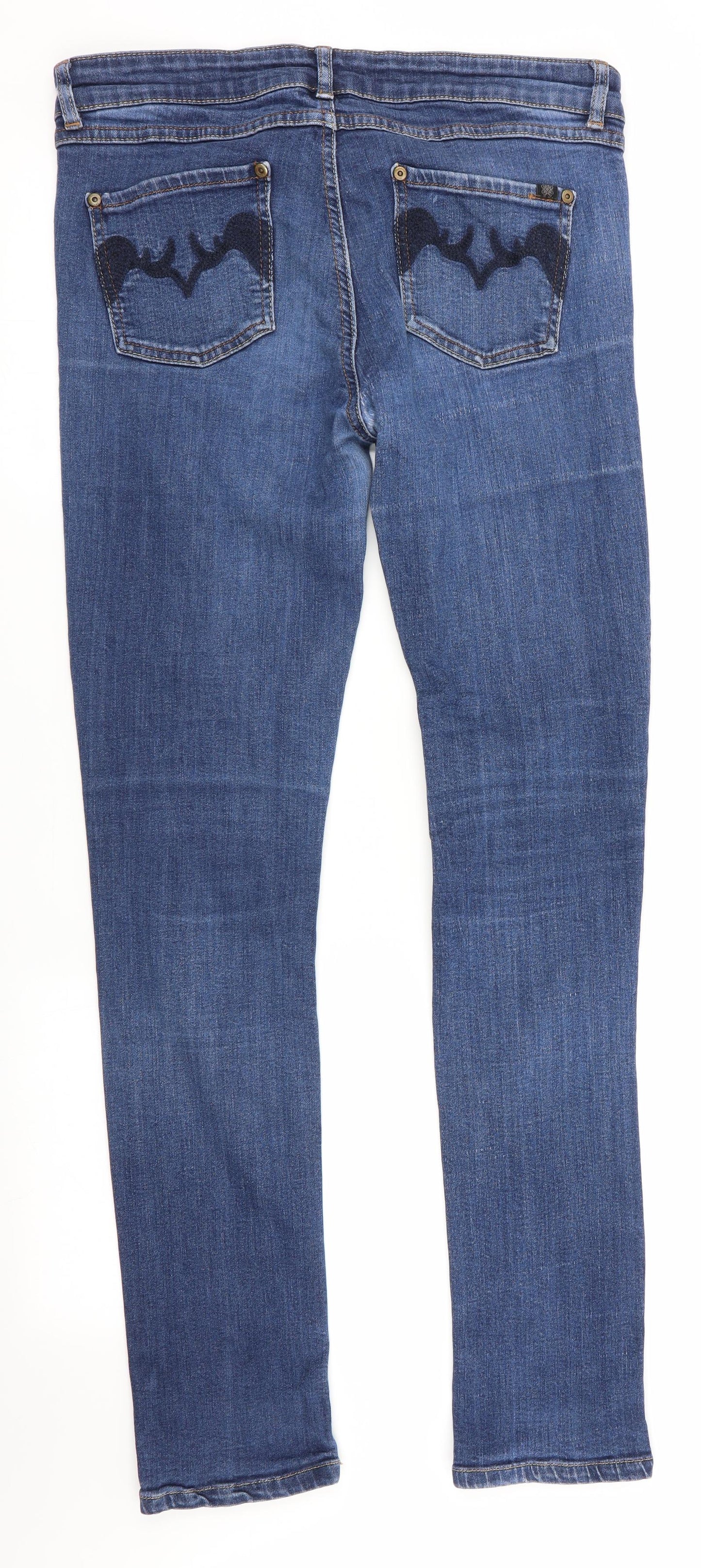 Preworn Womens Blue   Straight Jeans  L31 in