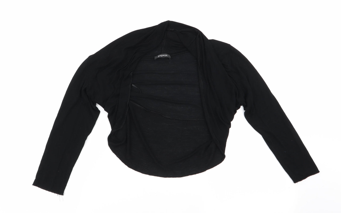 Papaya Womens Black   Cardigan Jumper   - Shrug Style Cardigan