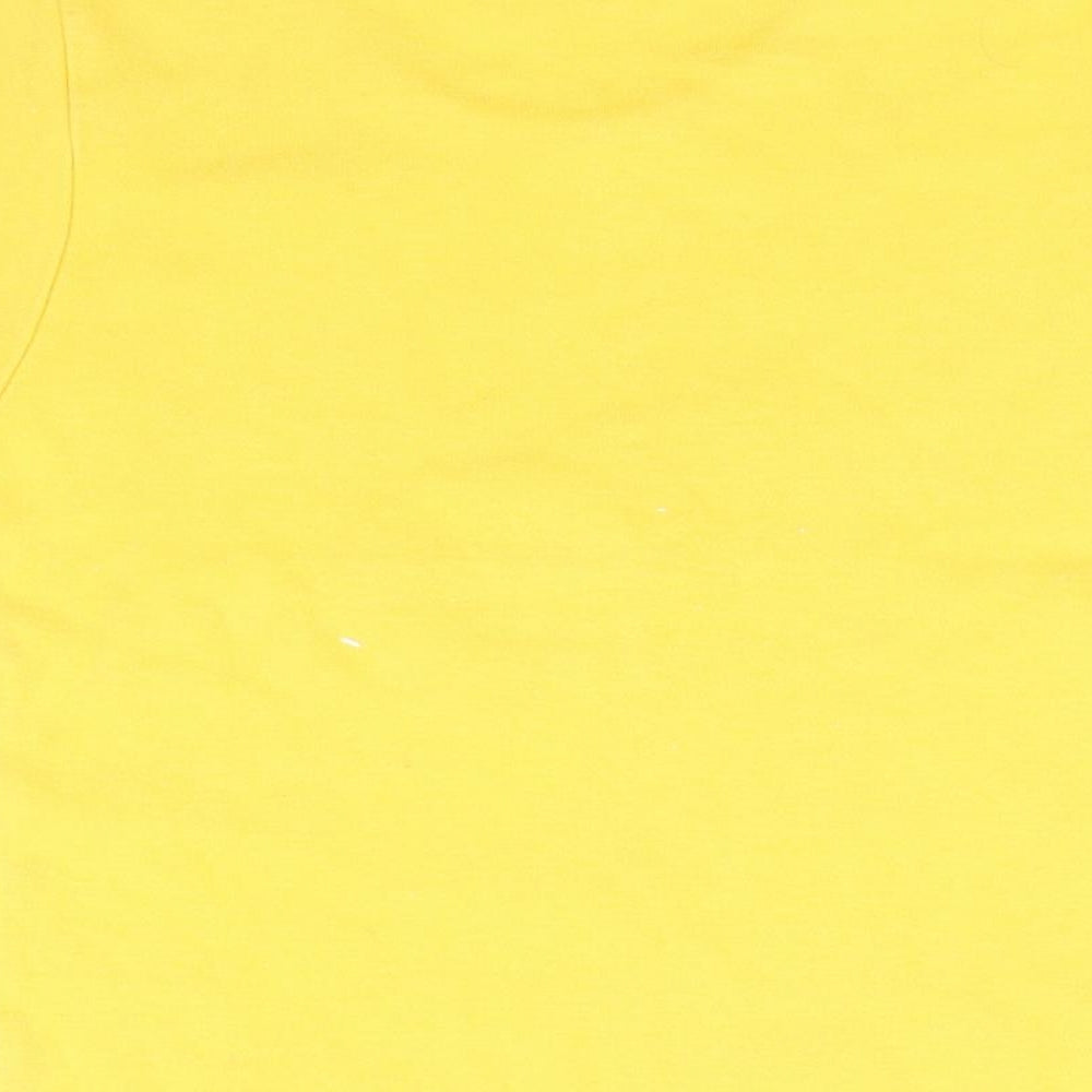 Airbourn Boys Yellow Animal Print  Basic T-Shirt Size 10 Years  - Safari Africa