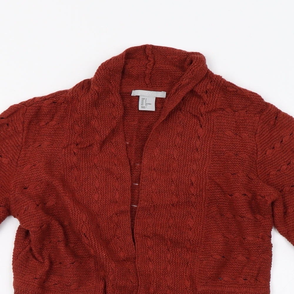 H&M Womens Brown   Cardigan Jumper Size S