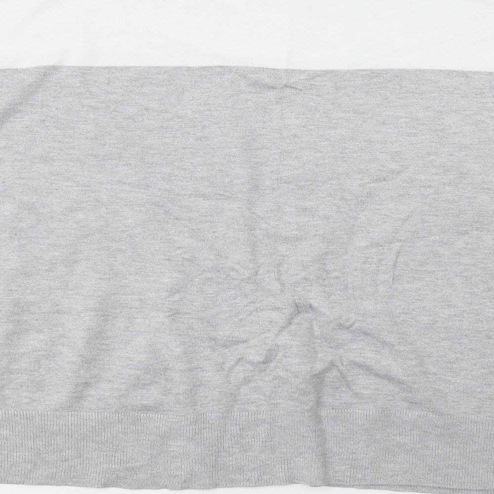 Dorothy Perkins Womens Grey Striped  Pullover Jumper Size 20