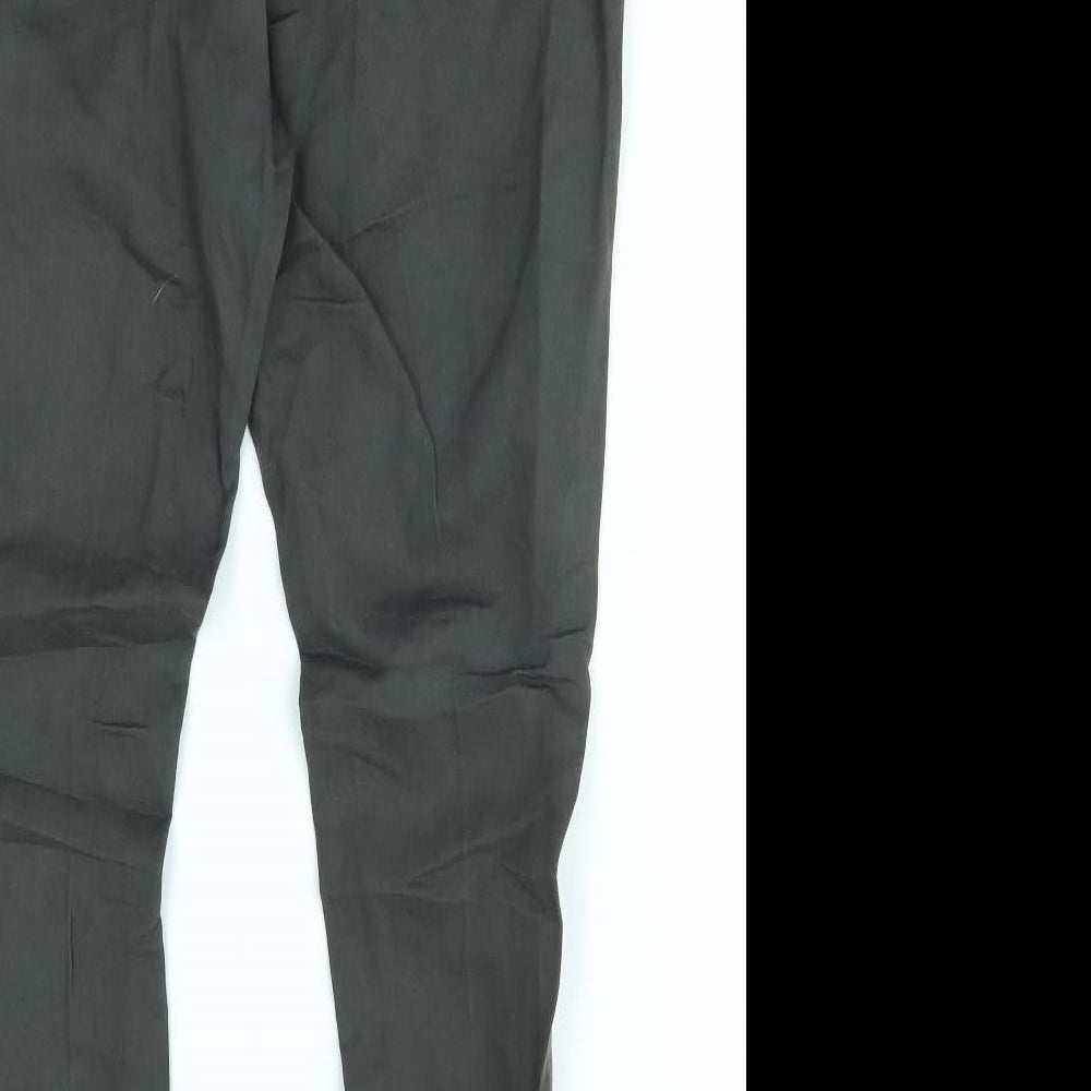 Topshop Womens Grey   Trousers  Size 8 L24 in