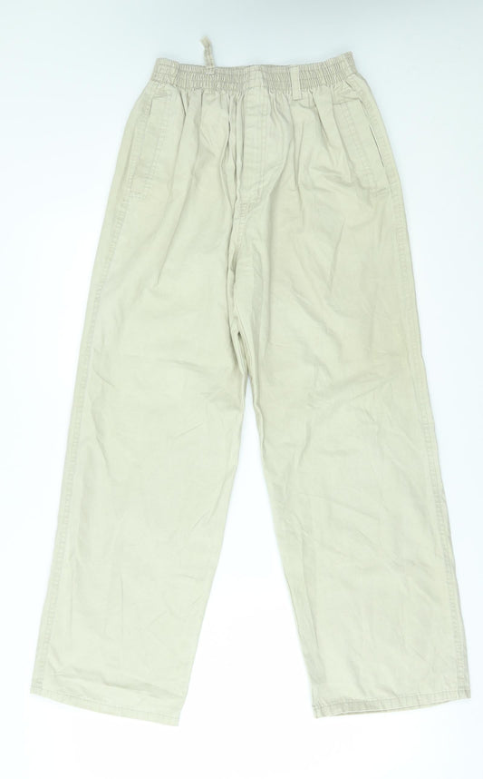 Classic Mens Beige   Trousers  Size L L24 in