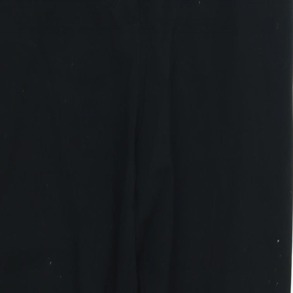 M&S Womens Black   Trousers  Size 12 L27 in
