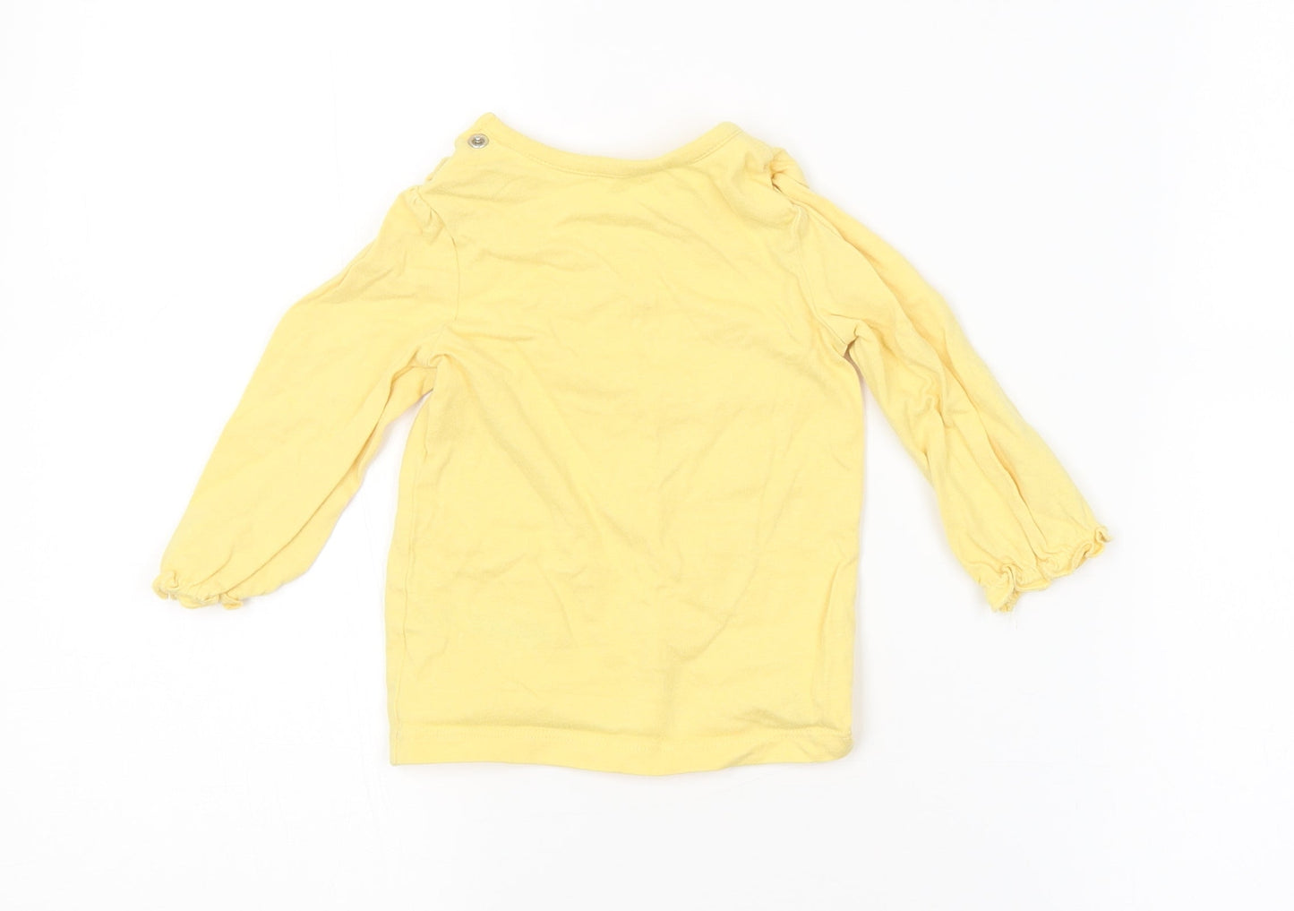 Disney Baby Baby Yellow   Basic T-Shirt Size 6-9 Months