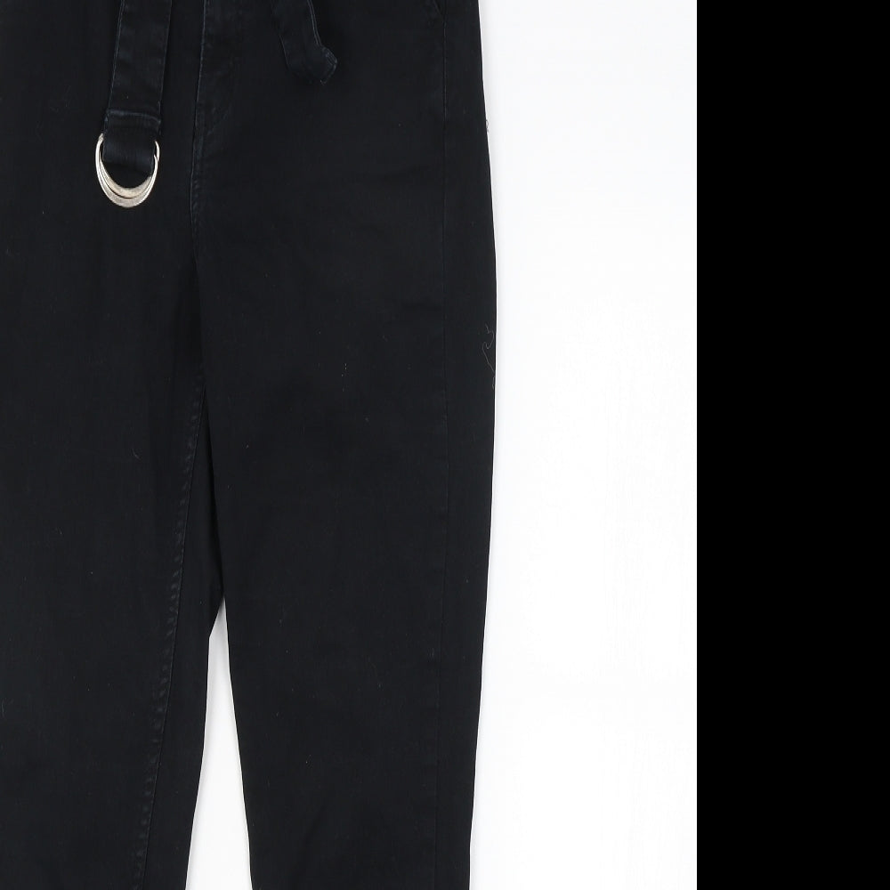 H&M Womens Blue   Chino Trousers Size 10 L27 in